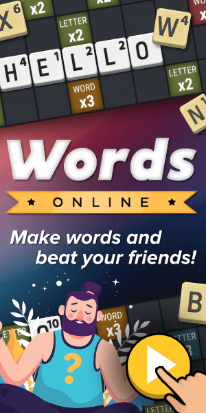 Words Online - a free Scrabble-like game
