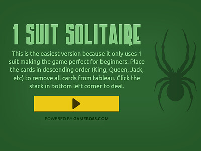 🕹️ Play Spider Solitaire Game: Free Online 1, 2, or 4 Suit