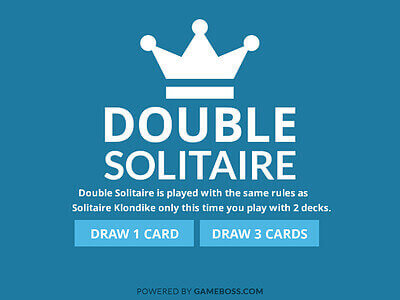 Play Double Klondike Solitaire - Two Deck Card Game