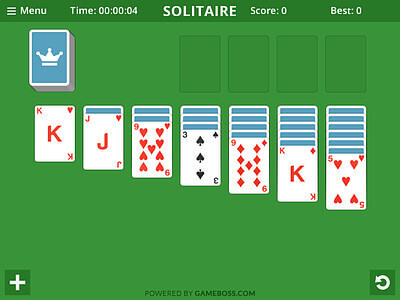 Play Klondike Solitaire by GameBoss