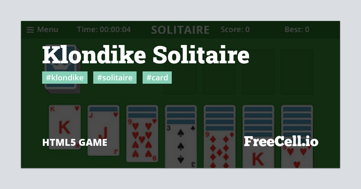 Play Klondike Solitaire by GameBoss