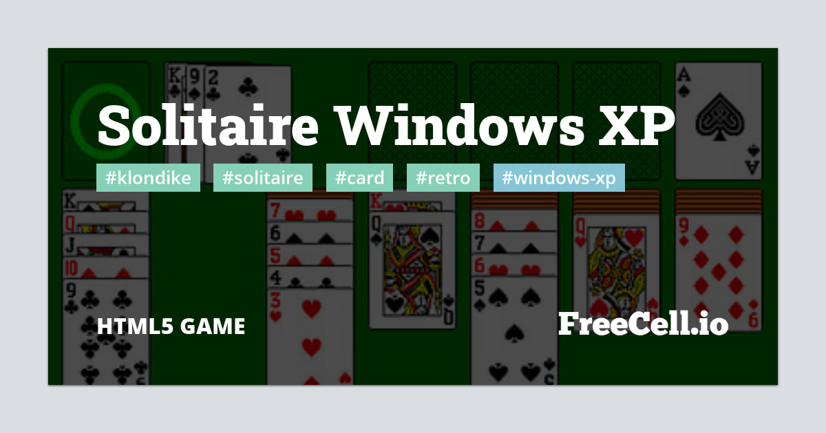 Verwijdering Bek Lach Classic Solitaire Windows XP (Klondike) - Play Online