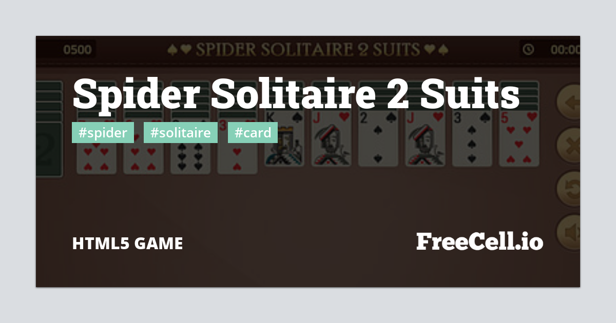 How To Play Spider Solitaire 2 Suits! Playing Solitaire Online and