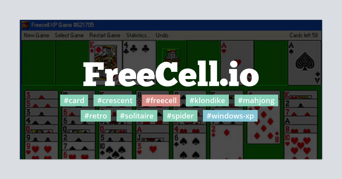 FreeCell.io The Best Free Card and Solitaire Games